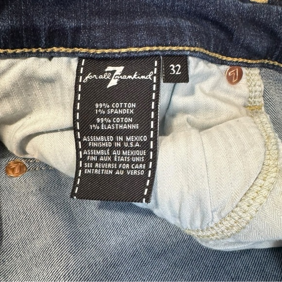 NWOT Seven for All Mankind Josefina Skinny Boyfriend Jeans Size 32 - Picture 2 of 7